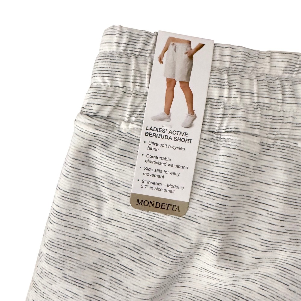 Mondetta Active Bermuda Shorts Women XS Gray Space NWT Dye Athletic Loungewear - Picture 9 of 14